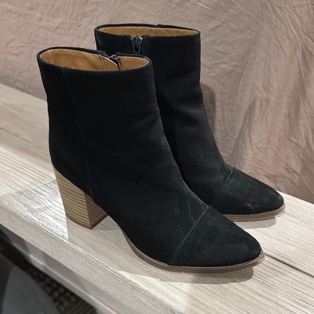 Black Suede Ankle Boots